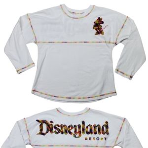 Disneyland Resort Rainbow Chenille Minnie Mouse Girls Large Top